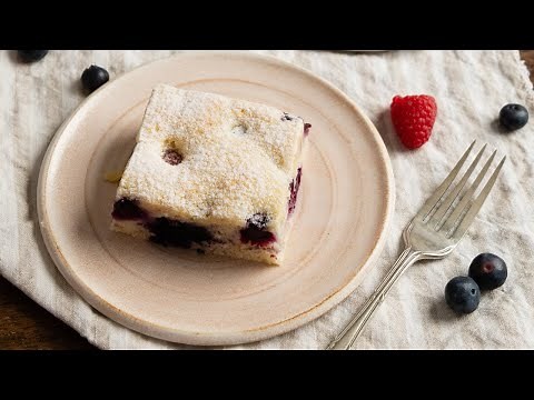 Omas saftiger Buttermilchkuchen mit Obst