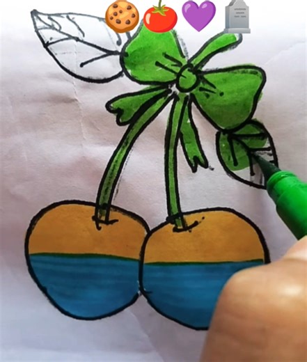 🍪🍅💜🪦Satisfying creative painting #draw #colors #brush #video #art #creative #youtubeshorts #viral