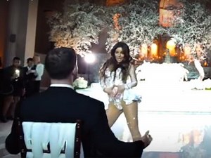You won't believe this bride's sexy wedding dance!