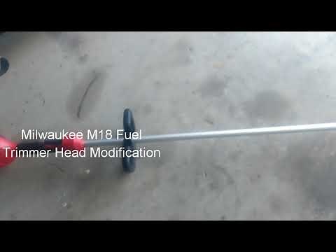 Milwaukee M18 Trimmer Head Modification