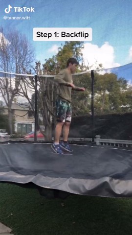 Teaching my 9 year old student how to Backflip Full Twist! (Full) 🙌🔥 Hope this helps! #foryou #tiktok #tutorial #full #flips #howto #trampoline