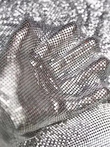 1PC Silver Aluminum Metallic Fabric,metal Chainmail Fabric ,unique Fabric,prom Party Dress,cosplay,party Were Metal Mesh Sheet - Etsy