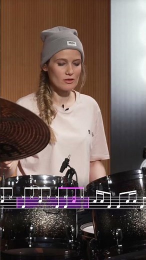 Anika Nilles performs "Chasing Cars" on Drums 🥁📲