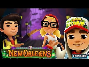 Play As Brandon, Jake and Tricky | Subway Surfers New Orleans 2018