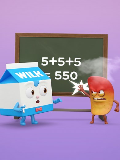 Breadbarbershop: Animation with Characters, Desserts, and Math