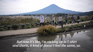 6.7K views · 105 reactions | Japan's Mount Fuji snowless for longest time on record. Japan's highest mountain has been missing its famous white cap throughout October, after one of the hottest summers on record. | AFP News Agency | Facebook