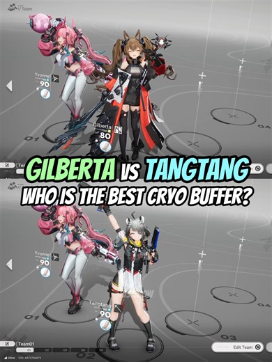 Gilberta or Tangtang who is the best Cryo Buffer #tangtang #gilberta#arknightsendfield #endfield #comparison #buffer #hypergryph #risingtidecc #endfieldcreators#fyp #trending
