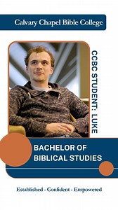 14 reactions | Meet Luke, a Bachelor of Biblical Studies student at...