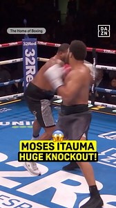 Ladies and gentlemen… the future of heavyweight boxing 💥🥊 𝐌𝐎𝐒𝐄𝐒 𝐈𝐓𝐀𝐔𝐌𝐀 😈 #TaylorEssuman | DAZN