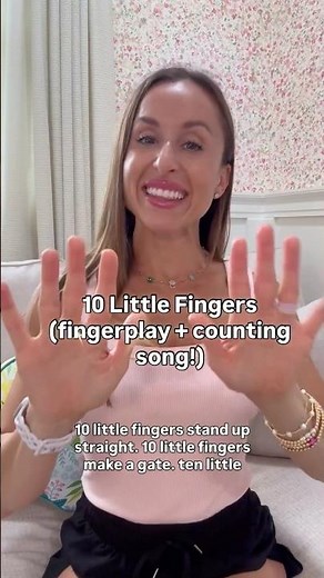 10 Little Fingers | Preschool Finger Play Counting Song! #fingerplay #circletime #musicclass