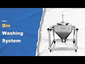 Semi- Automatic IBC Bin Washing & Drying System - Senieer