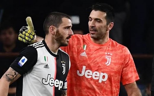 Giocatori che hanno vinto più scudetti: Buffon davanti a Bonucci e Chiellini