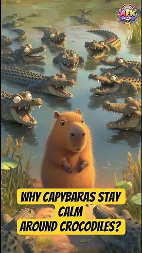 Why Capybaras Stay Calm Around Crocodiles (Science Explained)