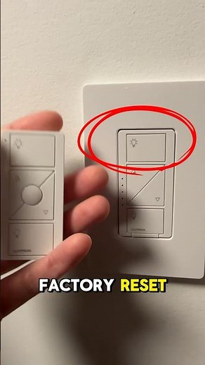 HOW TO FACTORY RESET LUTRON CASETA QUICKLY #Lutron #Caseta #Pico #homeautomation #technology #howto
