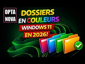 Mets des COULEURS aux DOSSIERS pour mieux t’organiser sur WINDOWS 11 en 2026