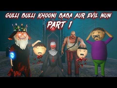 Gulli Bulli Khooni Baba Aur Evil Nun Part 1 | GULLI BULLI CARTOON | MAKE JOKE KAMIL