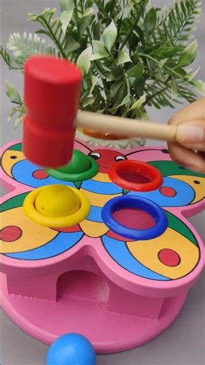 “Relaxing Colorful Hammer ASMR | Soothing Toy Taps & Pops”