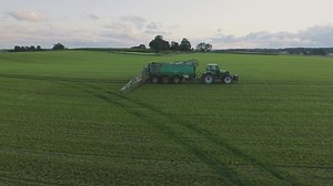 Tractor working on an agriculture field - Free Stock Video