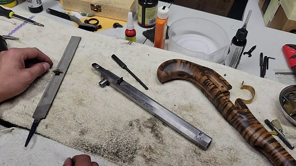 Traditions Kentucky Pistol Kit | Installing Sights Pt.2