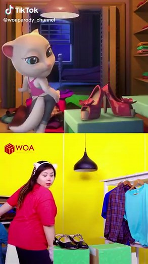 Tom & Angela Dating - #talkingtom Parody #woavideo #woafunny #woanetwork #woaparody #parody