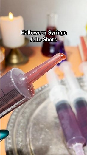 How to Make Halloween Syringe Jello Shots
