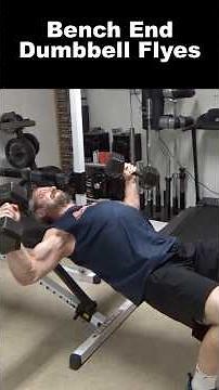 Better Pec Stretch Without Expensive Equipment #dumbbellflyes #chesttraining #shorts