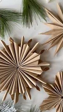 Coffee Filter Holiday Stars 3 Ways 🌟 #diy #howto #christmas #christmasdecor