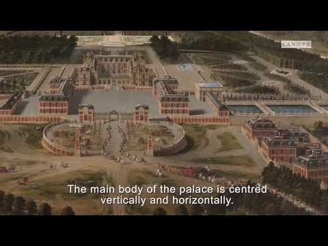 Vue du château et des jardins de Versailles (english subtitles)