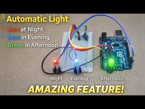 Automatic Light using Arduino (Changes Color Automatically!)