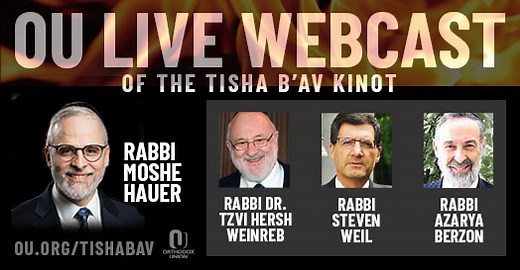 Rabbi Steven Weil - Tisha B'Av 2025