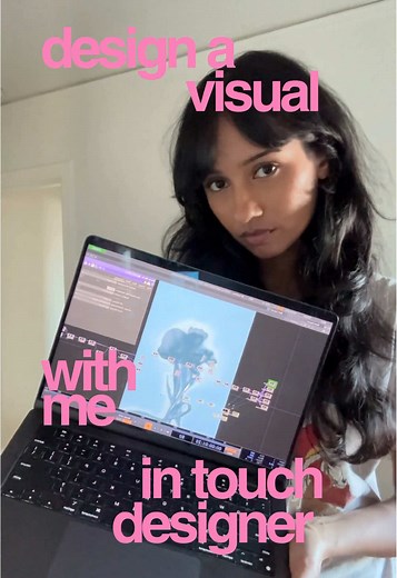 design an audio-interactive poster with me in touch designer #touchdesigner #visuals #graphicdesign #touchdesignerlearning #audiovisual