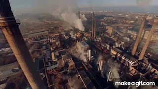 Free  Industrial Zone Factory Stock FOOTAGE on Make a GIF