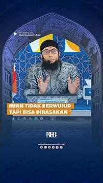 FAITH IS INTANGIBLE BUT CAN BE FELT - KHALID BASALAMAH