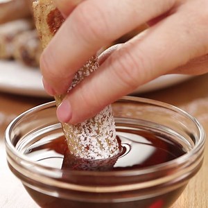 A toast to all breakfast lovers. French Toast Sausage Roll-Ups | Chop Secrets