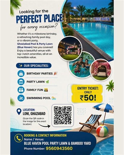 Make a Splash at Blue Haven! Entry Only ₹50