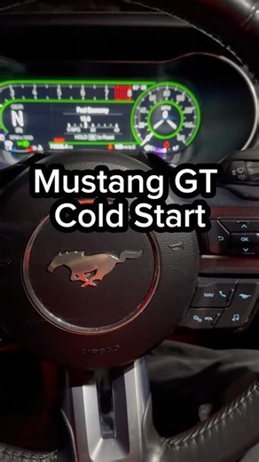 Mustang Early Morning Cold Start #shorts