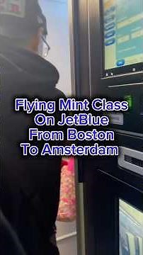 Flying Mint Class On JetBlue From Boston To Amsterdam #Mint #Jetblue #jetbluemint