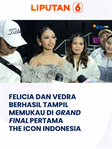 DUET MAUT! 🔥. Felicia (Tangerang) & Vedra (Batam) bener-bener kasih penampilan terbaik mereka di Grand Final pertama The Icon Indonesia. Dari teknik sampai penghayatannya dapet banget! Menurut kamu, penampilan mereka malam ini skala 1-10 dapet berapa nih? Tulis di kolom komentar ya! Saksikan The Icon Indonesia setiap Senin, pukul 21.30 WIB, hanya di SCTV! The Icon Indonesia, Your Voice, Your Icon! #StealTheSpotlight #ShowYourIconSCTV #TheIconIndonesiaSCTV #SCTVSpesial