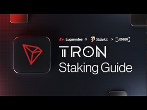 How to stake TRX using Ledger Live Desktop App (With StakeKit)