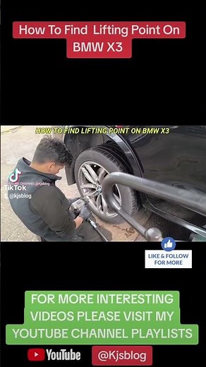 BMW X3 Lifting Points Every Owner Should Know #bmw #diy #cars