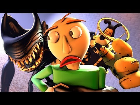 Beast Bendy & Brute Boris vs Baldi (Bendy And The Ink Machine Chapter Animation)