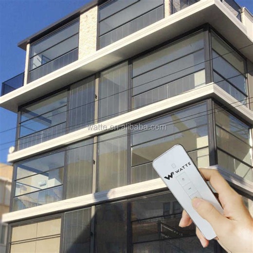 Home Villa Aluminum Guillotine Windows System Modern Electric Vertical Sliding Lift Metal Aluminium Glass Balcony Window