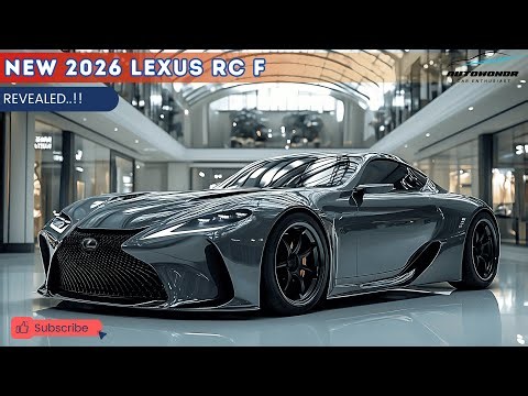 New 2026 Lexus RC F – The Iconic V8 Sports Coupe Goes Final..!