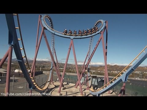 Scream! (Off-ride HD) Six Flags Magic Mountain