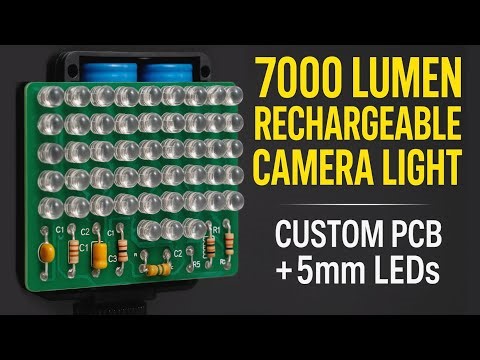 How to Make High Lumen Emergency LED Light Using Own Designed Custom PCB