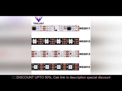 WS2812B WS2811 WS2815 WS2813 RGBIC LED Strip WS2812 30/60/144Pixels/Leds/m Individually Addressable