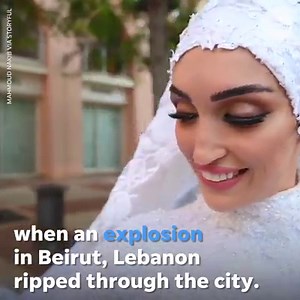 94K views · 24 reactions | The Beirut blast was captured in this bride's wedding shoot. https://bit.ly/3kecOBa | USA TODAY Video | Facebook