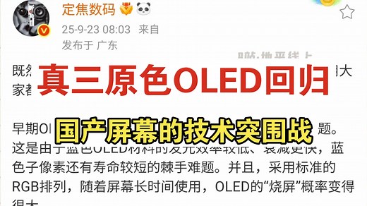 从Pentile到RGB S STRIPE：一个视频读懂OLED排列演进史_哔哩哔哩_bilibili