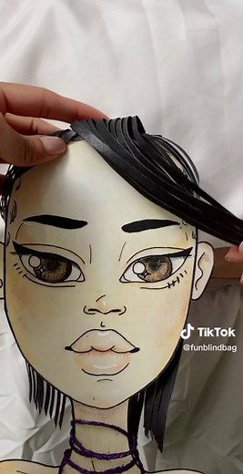 Cutting and Styling Paper Doll Hair
