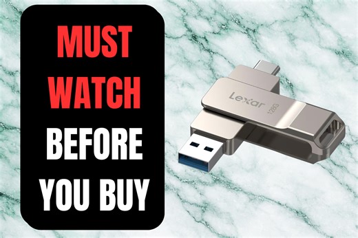 Watch Honest Review of the Lexar D40E 128GB Dual USB on Amazon Live